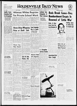 Holdenville Daily News (Holdenville, Okla.), Vol. 31, No. 286, Ed. 1 Monday, October 20, 1958