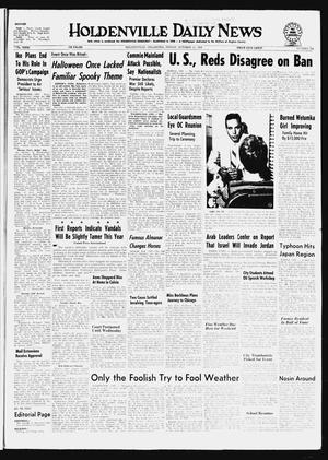 Holdenville Daily News (Holdenville, Okla.), Vol. 31, No. 296, Ed. 1 Friday, October 31, 1958