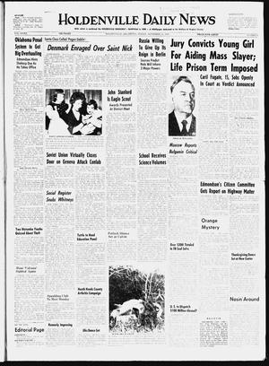Holdenville Daily News (Holdenville, Okla.), Vol. 32, No. 6, Ed. 1 Friday, November 21, 1958