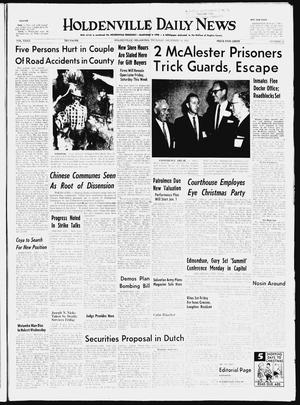 Holdenville Daily News (Holdenville, Okla.), Vol. 32, No. 28, Ed. 1 Thursday, December 18, 1958