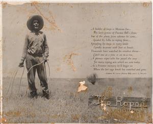 Primary view of object titled 'Roper Poem Dedicated to Jose Barrera'.
