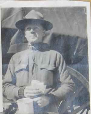 World War I Soldier with Mug