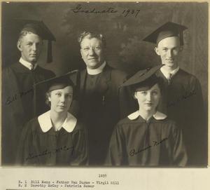 Primary view of object titled '1937 Graduate Students'.