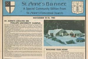 Enid St. Anne's Episcopal Church Banner Front Page