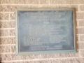 Photograph: Plaque for Fountains of Canterbury