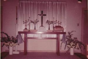 Altar at St. Barnabas Episcopal Church, Poteau