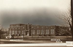 Okeene High School in the 1940s