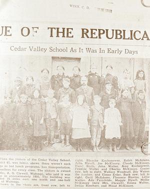 Cedar Valley School 1895