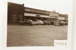 Okeene Main Street West Side, 1950