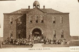 First Okeene School Building Built 1902