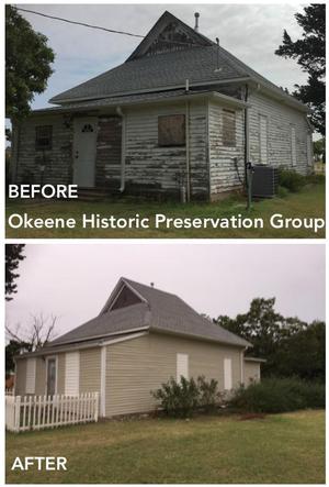 2017 Paint Oklahoma Beautiful Okeene Project (BEFORE-AFTER)