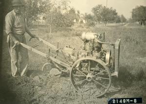 Man with Farming Equipment