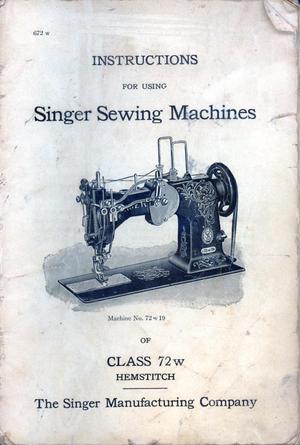 Instructions for Using Singer Sewing Machine