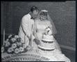 Photograph: Unknown Couple Cutting the Cake