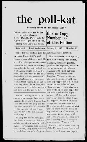 the poll-kat (Enid, Okla.), Vol. 1, No. 50, Ed. 1 Wednesday, January 6, 1937