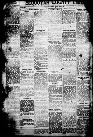 Sequoyah County Times (Sallisaw, Okla.), Vol. 1, No. 2, Ed. 1 Friday, June 17, 1932