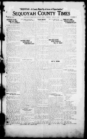 Sequoyah County Times (Sallisaw, Okla.), Vol. 1, No. 39, Ed. 1 Friday, March 3, 1933
