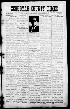 Sequoyah County Times (Sallisaw, Okla.), Vol. 3, No. 18, Ed. 1 Friday, October 5, 1934