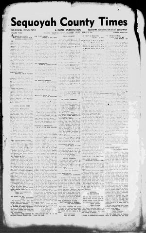 Sequoyah County Times (Sallisaw, Okla.), Vol. 3, No. 41, Ed. 1 Friday, March 15, 1935