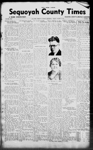 Sequoyah County Times (Sallisaw, Okla.), Vol. 4, No. 10, Ed. 1 Friday, August 9, 1935
