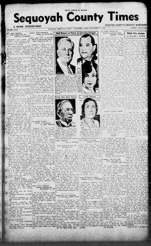 Sequoyah County Times (Sallisaw, Okla.), Vol. 4, No. 17, Ed. 1 Friday, September 27, 1935