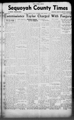 Sequoyah County Times (Sallisaw, Okla.), Vol. 4, No. 33, Ed. 1 Friday, January 17, 1936