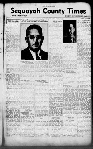 Sequoyah County Times (Sallisaw, Okla.), Vol. 4, No. 41, Ed. 1 Friday, March 13, 1936