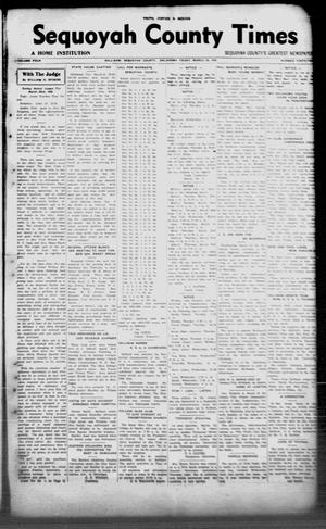 Sequoyah County Times (Sallisaw, Okla.), Vol. 4, No. 42, Ed. 1 Friday, March 20, 1936