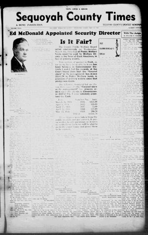 Sequoyah County Times (Sallisaw, Okla.), Vol. 4, No. 51, Ed. 1 Friday, May 22, 1936