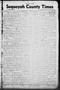Primary view of Sequoyah County Times (Sallisaw, Okla.), Vol. 5, No. 12, Ed. 1 Friday, August 21, 1936