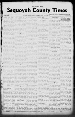 Sequoyah County Times (Sallisaw, Okla.), Vol. 5, No. 13, Ed. 1 Friday, August 28, 1936