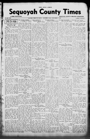 Sequoyah County Times (Sallisaw, Okla.), Vol. 5, No. 14, Ed. 1 Friday, September 4, 1936