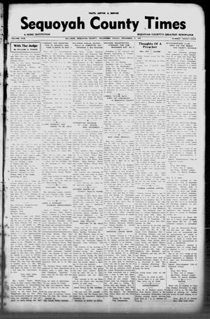 Sequoyah County Times (Sallisaw, Okla.), Vol. 5, No. 24, Ed. 1 Friday, November 13, 1936