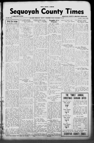Sequoyah County Times (Sallisaw, Okla.), Vol. 5, No. 29, Ed. 1 Friday, December 18, 1936