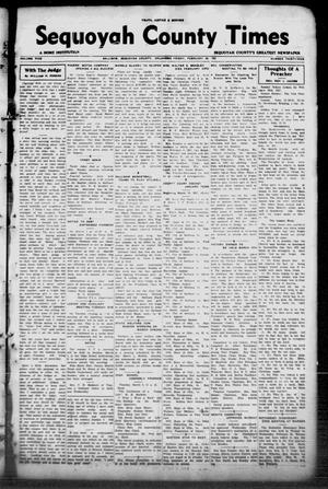 Sequoyah County Times (Sallisaw, Okla.), Vol. 5, No. 39, Ed. 1 Friday, February 26, 1937