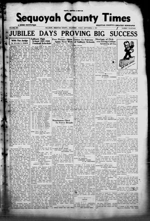 Sequoyah County Times (Sallisaw, Okla.), Vol. 6, No. 14, Ed. 1 Friday, September 3, 1937