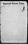 Primary view of Sequoyah County Times (Sallisaw, Okla.), Vol. 6, No. 35, Ed. 1 Friday, January 28, 1938