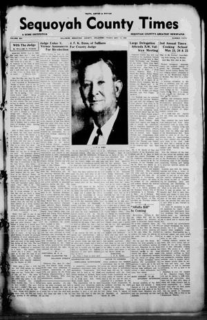 Sequoyah County Times (Sallisaw, Okla.), Vol. 6, No. 50, Ed. 1 Friday, May 13, 1938