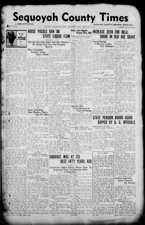 Sequoyah County Times (Sallisaw, Okla.), Vol. 7, No. 37, Ed. 1 Friday, February 10, 1939
