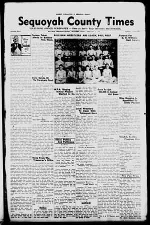 Sequoyah County Times (Sallisaw, Okla.), Vol. 8, No. 37, Ed. 1 Friday, February 9, 1940