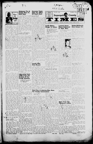 Sequoyah County Times (Sallisaw, Okla.), Vol. 9, No. 4, Ed. 1 Friday, June 28, 1940