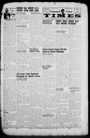 Sequoyah County Times (Sallisaw, Okla.), Vol. 9, No. 20, Ed. 1 Friday, October 18, 1940