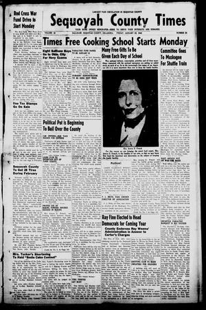 Sequoyah County Times (Sallisaw, Okla.), Vol. 10, No. 34, Ed. 1 Friday, January 23, 1942