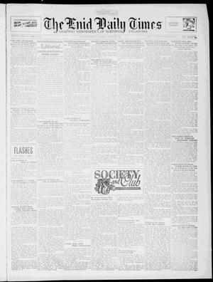 The Enid Daily Times (Enid, Okla.), Vol. 31, No. 132, Ed. 1 Tuesday, August 30, 1927