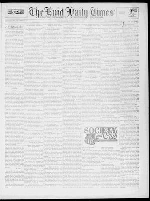 The Enid Daily Times (Enid, Okla.), Vol. 31, No. 165, Ed. 1 Sunday, October 2, 1927