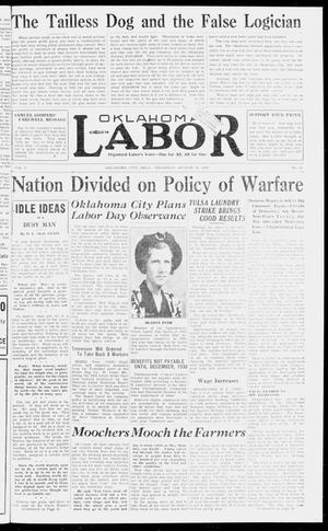 Oklahoma Labor (Oklahoma City, Okla.), Vol. 2, No. 41, Ed. 1 Thursday, August 26, 1937