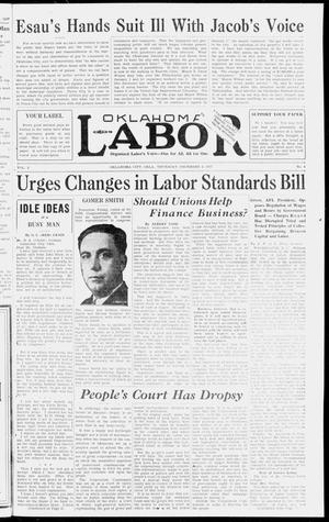Oklahoma Labor (Oklahoma City, Okla.), Vol. 3, No. 4, Ed. 1 Thursday, December 9, 1937