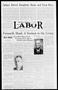 Thumbnail image of item number 1 in: 'Oklahoma Labor (Oklahoma City, Okla.), Vol. 3, No. 12, Ed. 1 Thursday, February 3, 1938'.