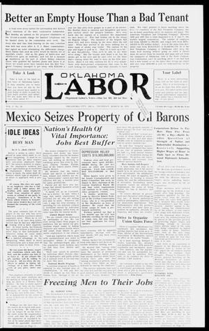 Oklahoma Labor (Oklahoma City, Okla.), Vol. 3, No. 19, Ed. 1 Thursday, March 24, 1938