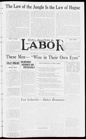 Oklahoma Labor (Oklahoma City, Okla.), Vol. 3, No. 33, Ed. 1 Thursday, June 30, 1938